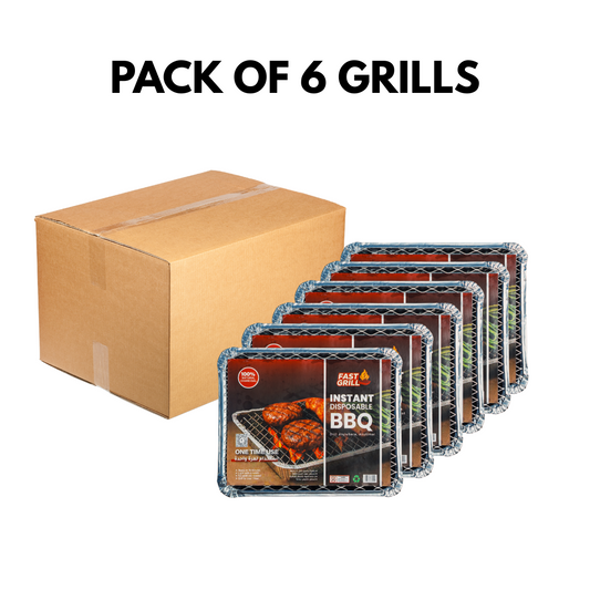 Fast Grill Disposable BBQ - (6 Pieces)