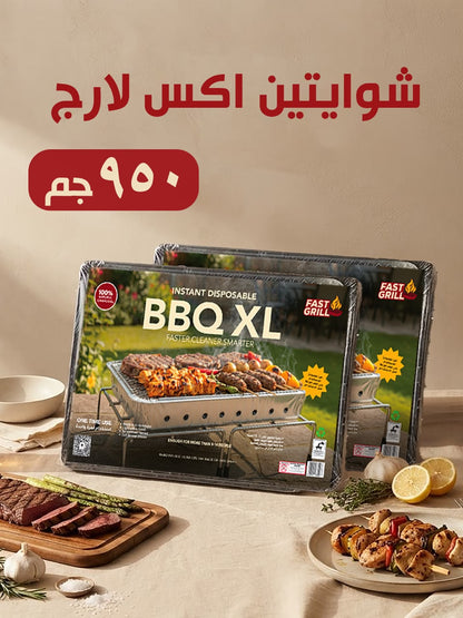 Fast Grill XL Disposable BBQ - Box of 2 Grills