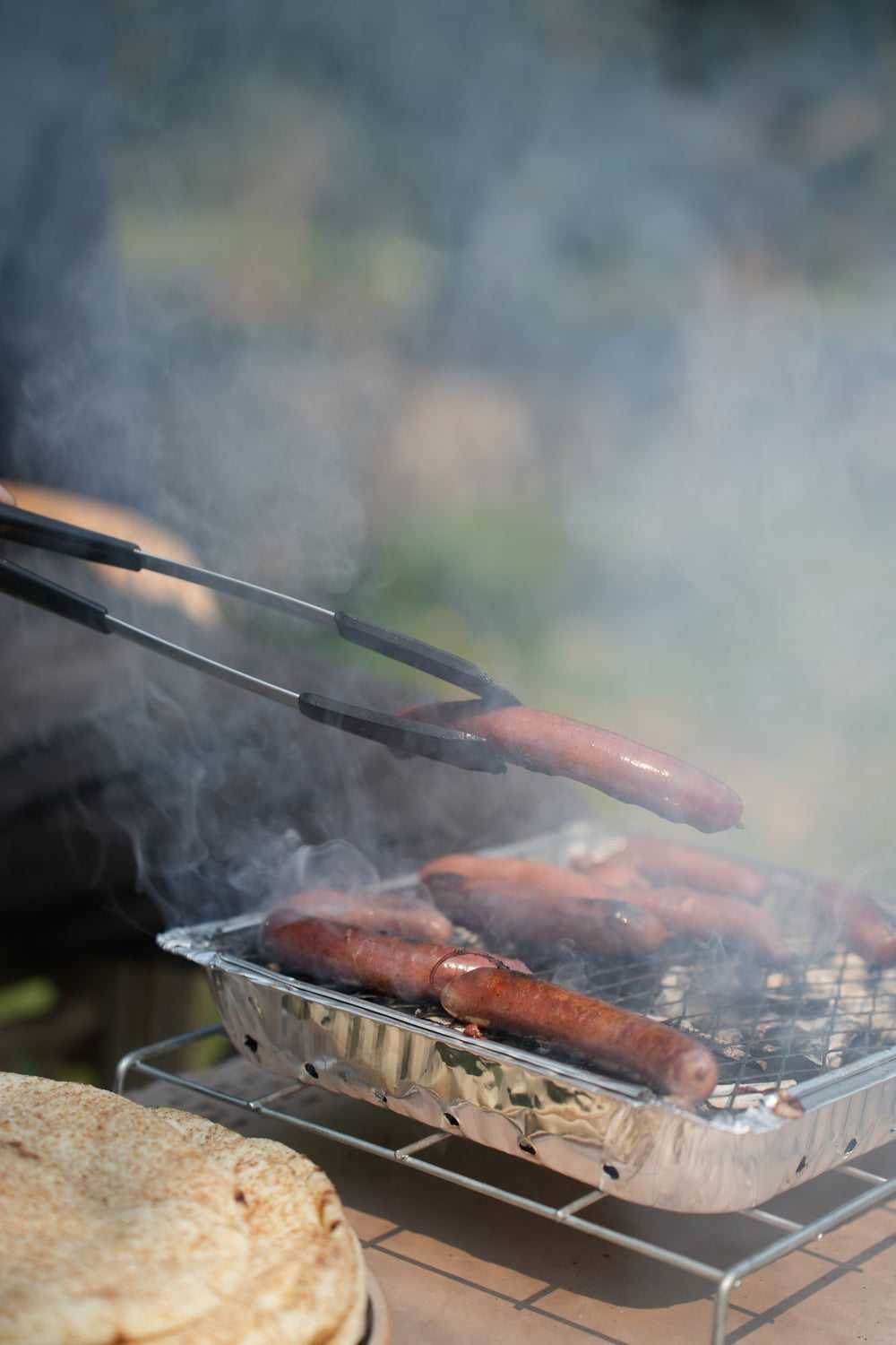 tongs smoke – Fast Grill disposable BBQ
